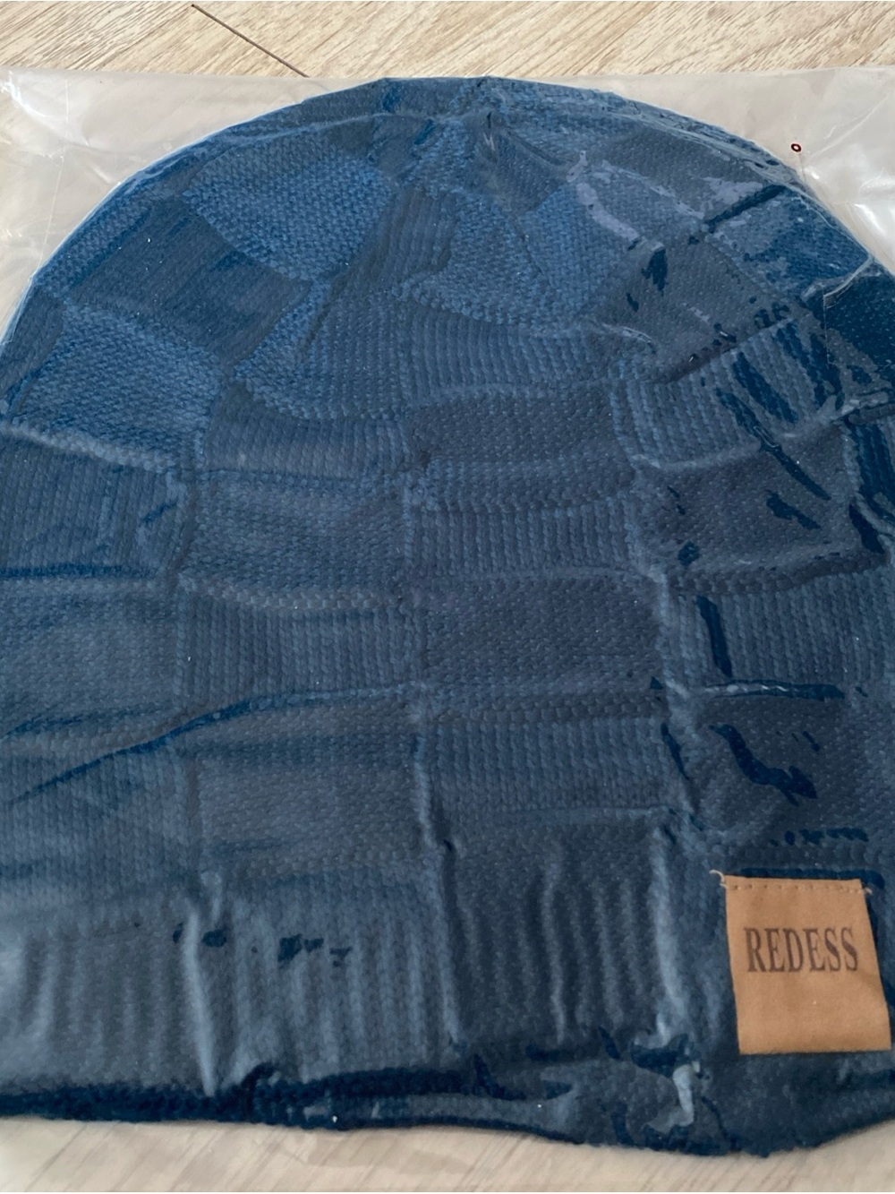 Men’s Navy Knit Beanie - Classic Winter Hat